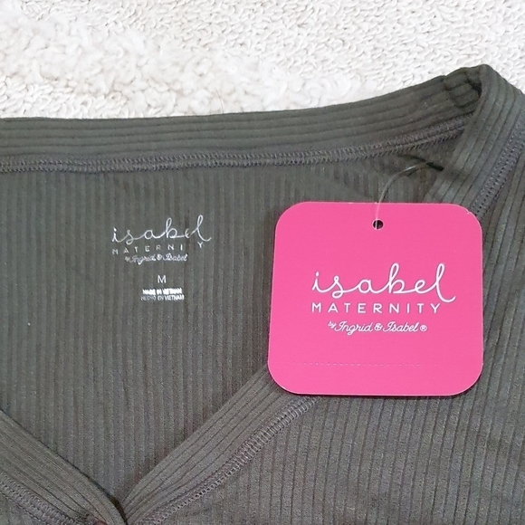 NWT Isabel maternity‎ by Ingrid and Isabel Olive green Size M - Picture 3 of 5